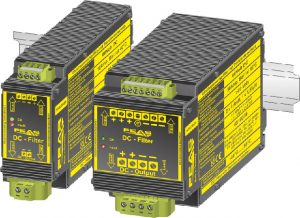 e.g. FEAS DC filters of the SFK38 and SFK70 series for the suppression of conducted interference